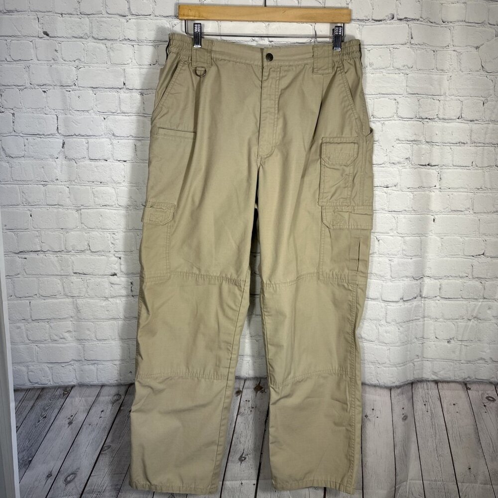 5.11 Tactical Taclite Pro Ripstop Cargo Pants Mens 36x32 74273 Beige